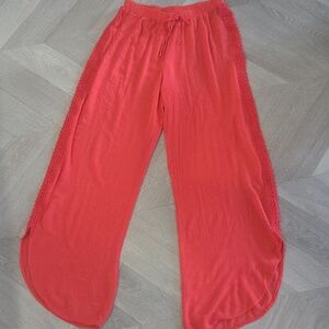 Joe B By Joe Benbasset Women’s M Coral Wide Leg/ Lace Boho Pants